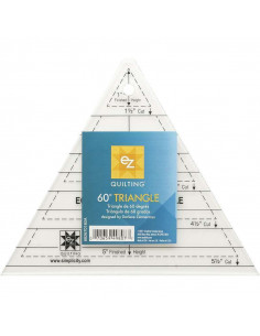 QUILTING Regla para trángulos de 60º