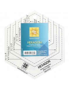 QUILTING Regla para hexágonos