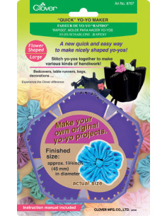 Clover Molde para hacer yo-yos Flores grande
