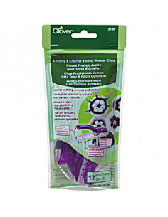Clover Clips prodigiosos Jumbo para Tejer & Hacer Ganchillo