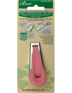 Clover Aparatito para hacer cintas al bies con cina termoadhesiva 18mm