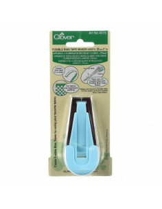 Clover Aparatito para hacer cintas al bies con cinta termoadhesiva 25mm