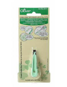 Clover aparatito para hacer cintal al biés con cinta termoadhesiva
