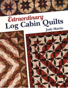 DRAC Quilts extraordinarios con el diseño Log Cabin Judy Martin