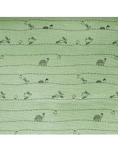 Katia Telas M5 - TORTOISE AND THE HARE MOUSSELINE Tramos 50cm x 130cm