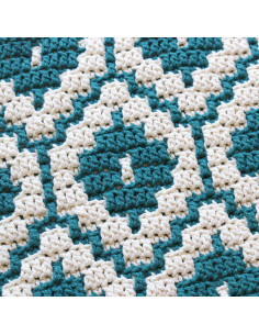 CasaSol Kit Teje Conmigo Alfombra Mosaico ganchillo by @lanasyovillos 2