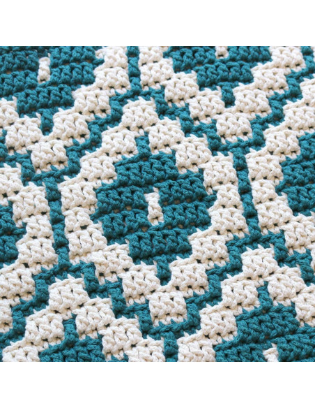 CasaSol Kit Teje Conmigo Alfombra Mosaico ganchillo by @lanasyovillos