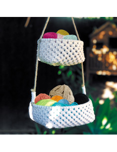 Kit Cestos Colgantes Macramé by @Weavingrules