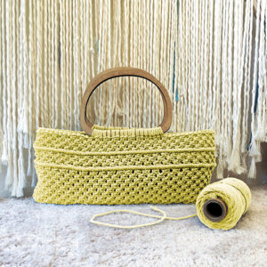 CasaSol Kit Teje Conmigo Bolso Retro 21 macramé by @weavingrules