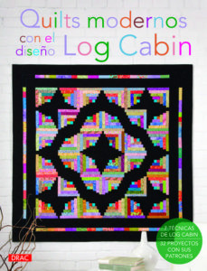 DRAC Quilts modernos con el diseño Log Cabin